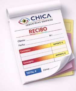 Talonario de Recibos Premium a Color
